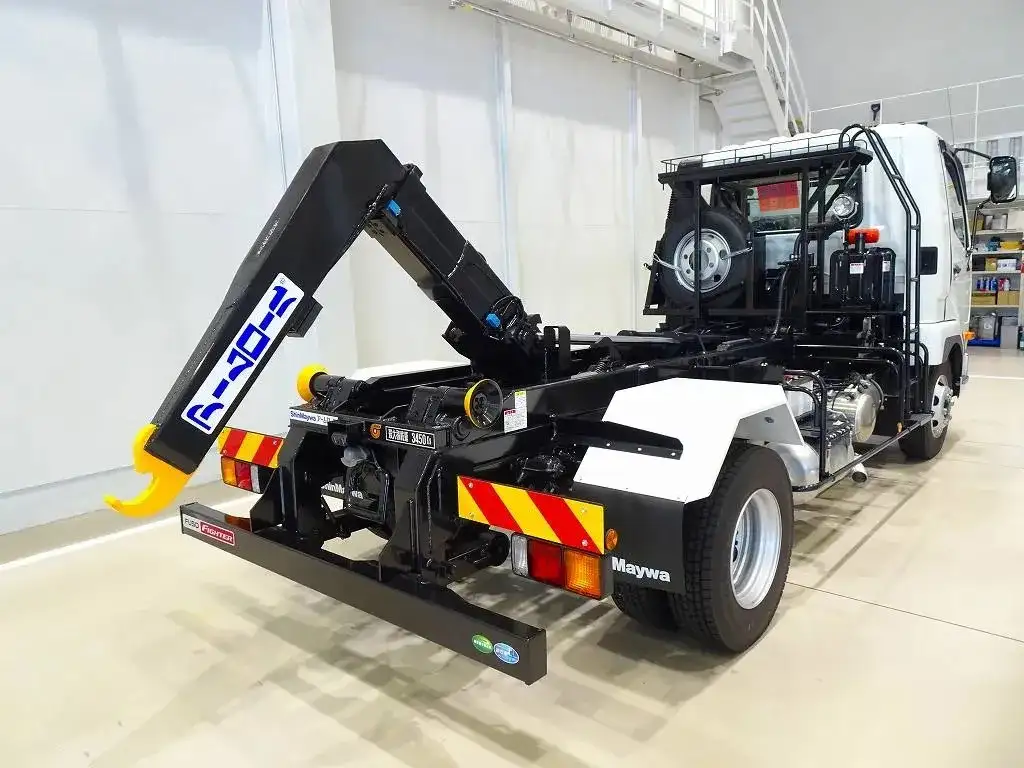 三菱 ファイター 中型/増トン アームロール ツインホイスト 2KG-FK72Fの中古トラック画像3