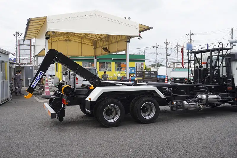 三菱 ファイター 中型/増トン アームロール ツインホイスト ベッドの中古トラック画像5