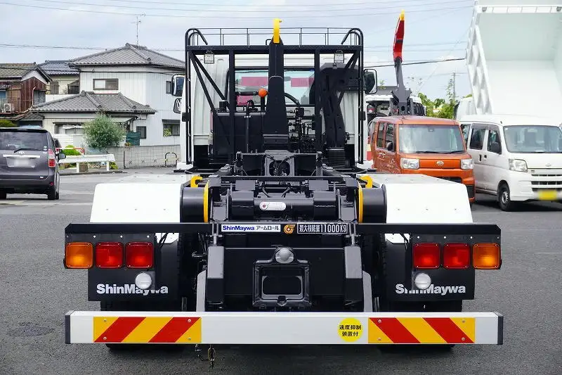 三菱 ファイター 中型/増トン アームロール ツインホイスト ベッドの中古トラック画像4