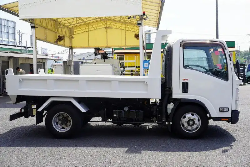 いすゞ エルフ 小型 ダンプ ローダー 強化の中古トラック画像2
