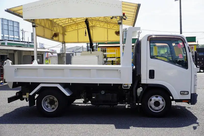 いすゞ エルフ 小型 ダンプ ローダー 強化の中古トラック画像2