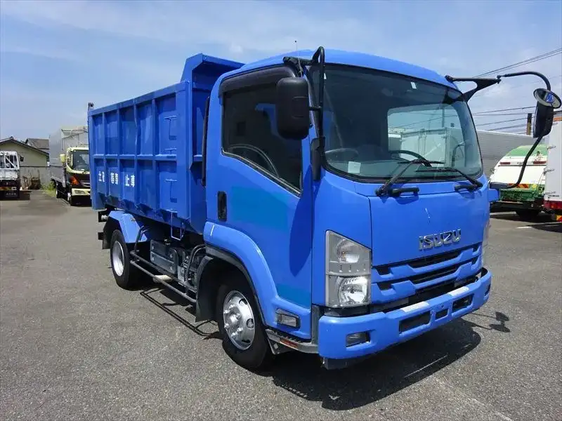 いすゞ フォワード 中型/増トン ダンプ 土砂禁 ステンレス張りの中古トラック画像2