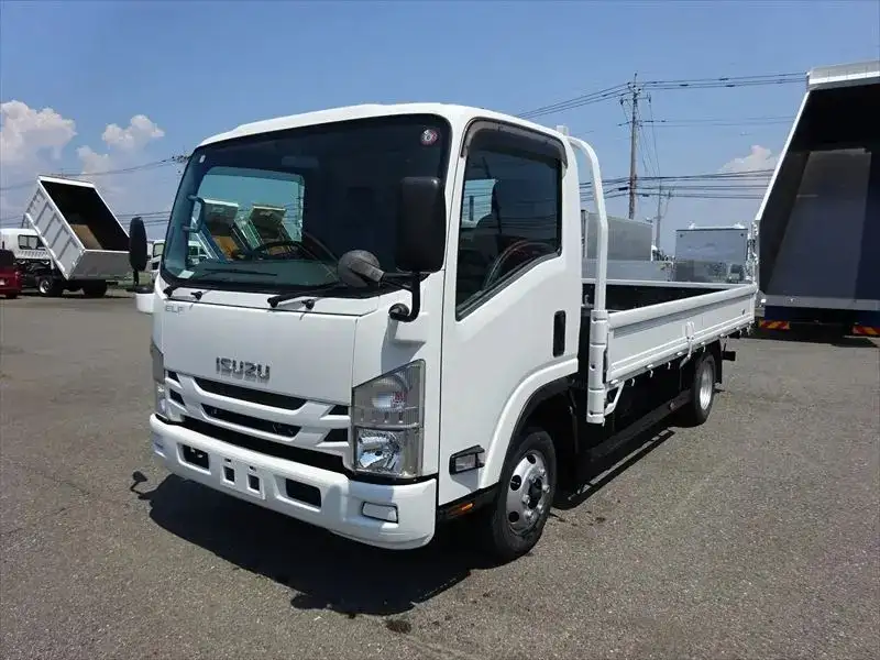 いすゞ エルフ 小型 平ボディ TKG-NPS85AR H30の中古トラック画像1