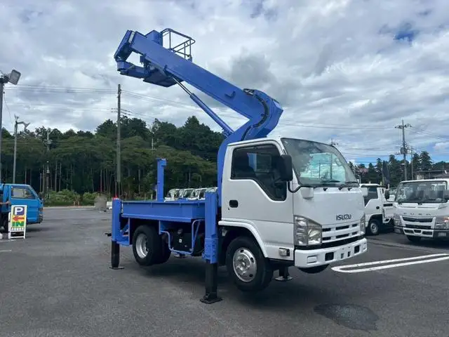 いすゞ エルフ 小型 高所・建柱車 高所作業車 の中古トラック画像3