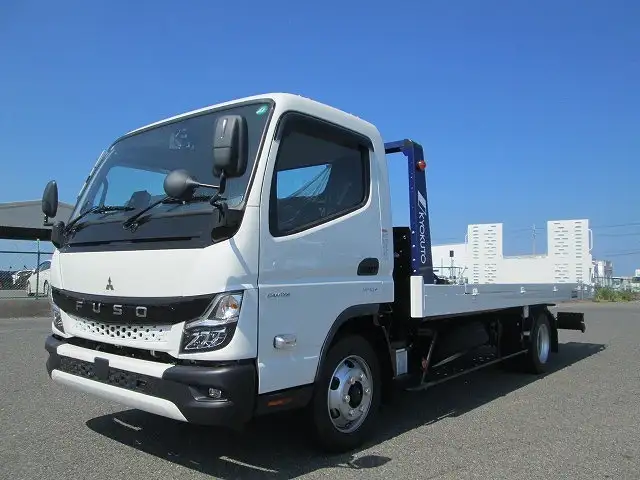 三菱 キャンター 小型 車両重機運搬 ラジコン ウインチの中古トラック画像1