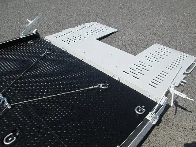 三菱 キャンター 小型 車両重機運搬 ラジコン ウインチの中古トラック画像9