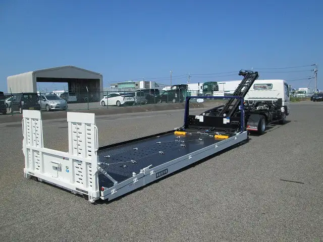 三菱 キャンター 小型 車両重機運搬 ラジコン ウインチの中古トラック画像5