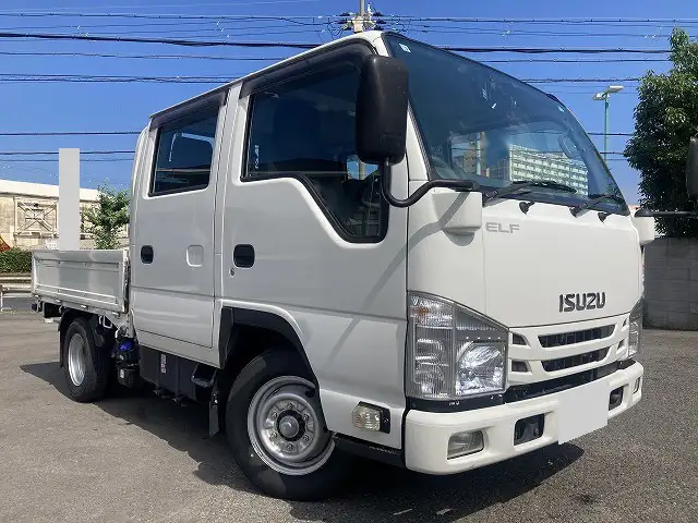 いすゞ エルフ 小型 平ボディ Wキャブ 2RG-NHR88Aの中古トラック画像2