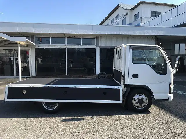 いすゞ エルフ 小型 平ボディ 床鉄板 PB-NKR81Aの中古トラック画像6