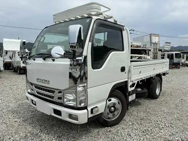 いすゞ エルフ 小型 平ボディ 床鉄板 2RG-NKR88Aの中古トラック画像1