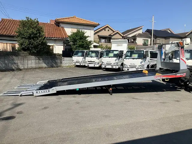 いすゞ エルフ 小型 車両重機運搬 ラジコン ウインチの中古トラック画像5