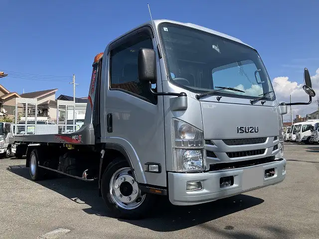 いすゞ エルフ 小型 車両重機運搬 ラジコン ウインチの中古トラック画像3