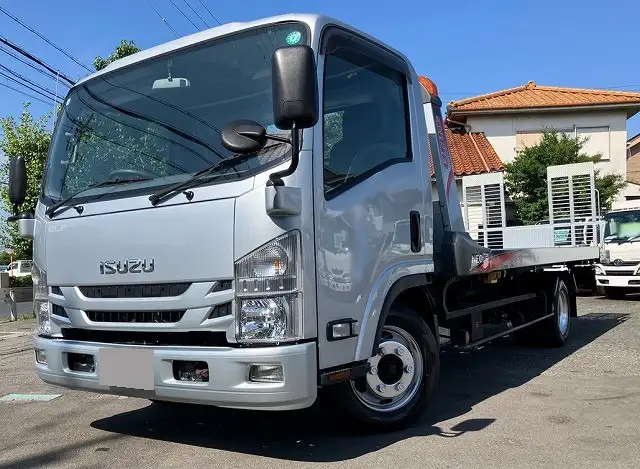 いすゞ エルフ 小型 車両重機運搬 ラジコン ウインチの中古トラック画像1