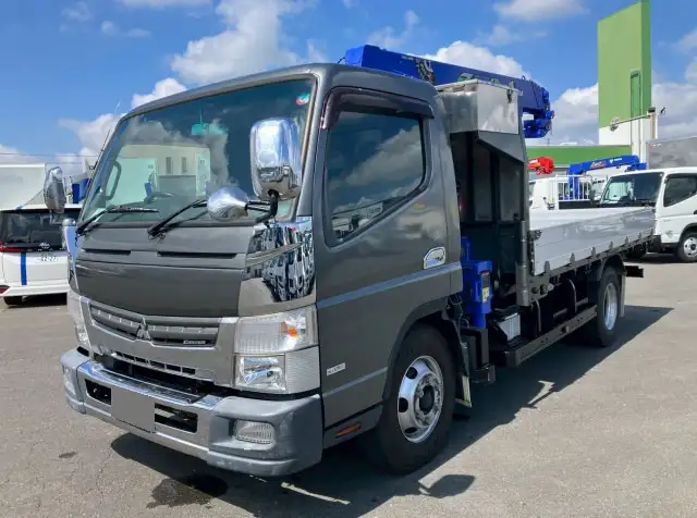 三菱 キャンター 小型 クレーン付 アルミブロック 4段 の中古トラック【車両No.194880】