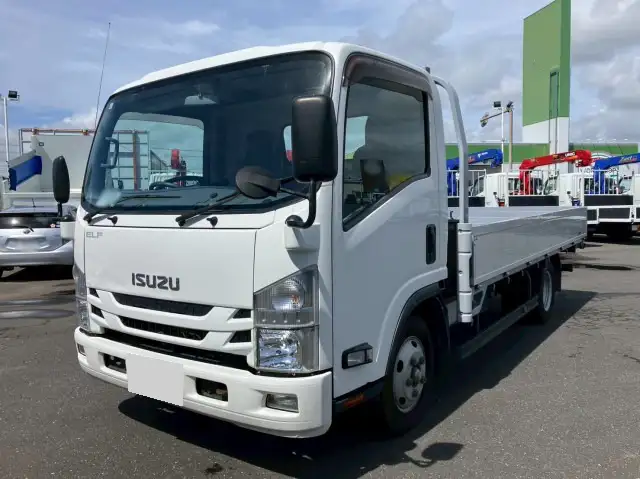 いすゞ エルフ 小型 平ボディ アルミブロック TRG-NPR85ARの中古トラック画像1