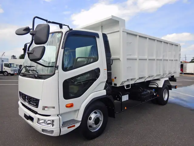 三菱 ファイター 中型/増トン ダンプ 土砂禁 2KG-FK72Fの中古トラック画像1