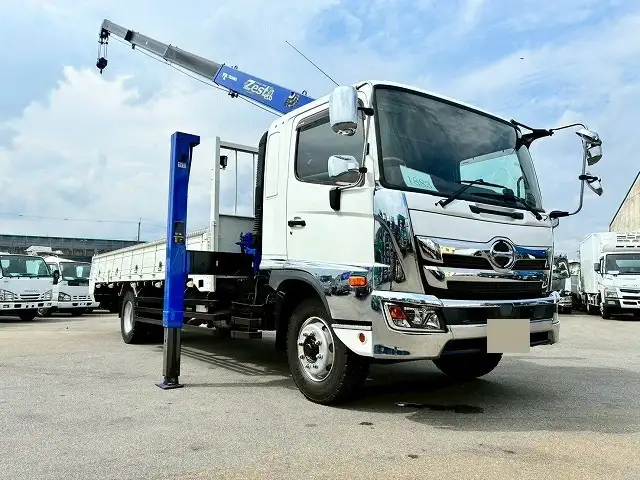 日野 レンジャー 中型/増トン 車両重機運搬 4段クレーン ラジコンの中古トラック画像5