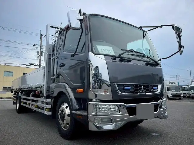 三菱 ファイター 中型/増トン 平ボディ アルミブロック ベッドの中古トラック画像2