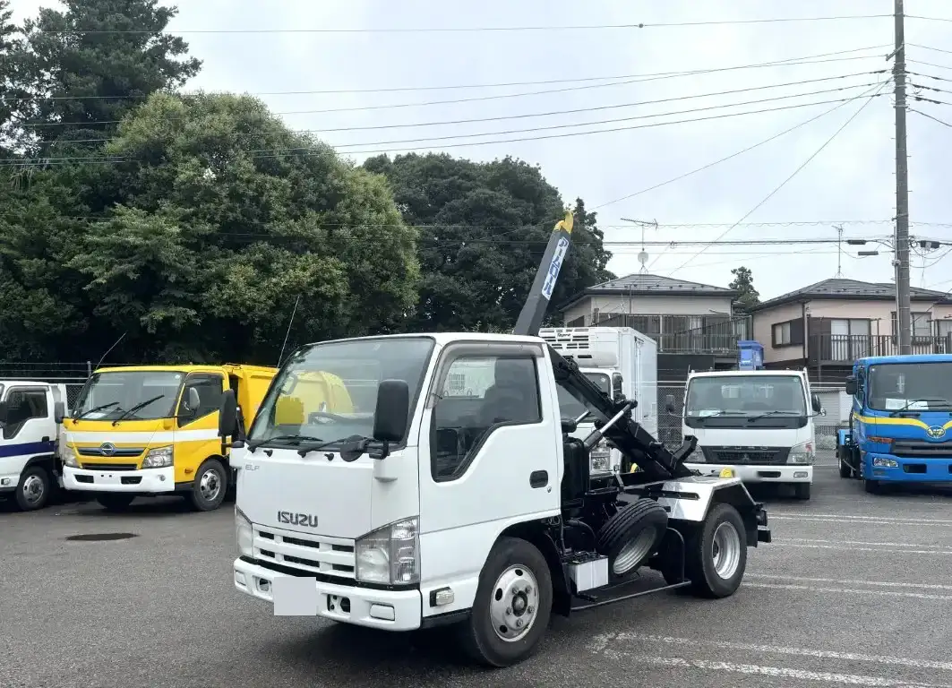 いすゞ エルフ 小型 アームロール ツインホイスト TKG-NKR85AN の中古トラック【車両No.194934】