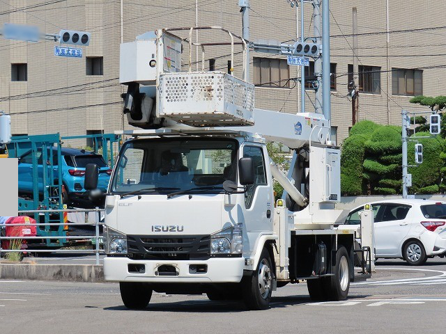 いすゞ エルフ 小型 高所・建柱車 高所作業車 2PG-NKR88N の中古トラック【車両No.191781】