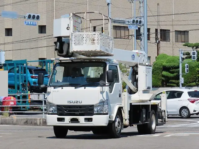 いすゞ エルフ 小型 高所・建柱車 高所作業車 TKG-NKR85YNの中古トラック画像1
