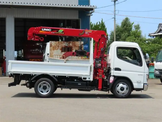 三菱 キャンター 小型 クレーン付 4段 ラジコンの中古トラック画像2