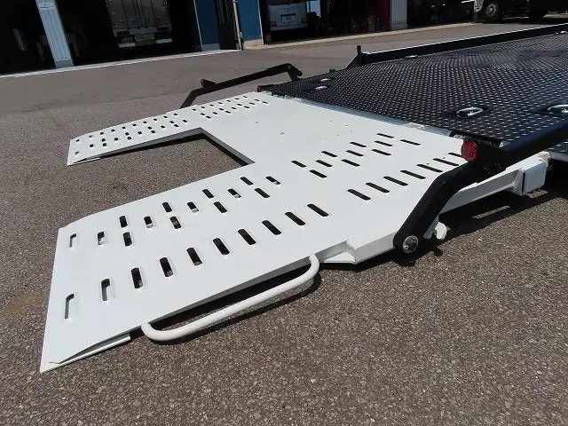 三菱 キャンター 小型 車両重機運搬 ラジコン ウインチの中古トラック画像11