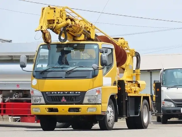 三菱 キャンター 小型 高所・建柱車 建柱車 PA-FE73DBX の中古トラック【車両No.190547】
