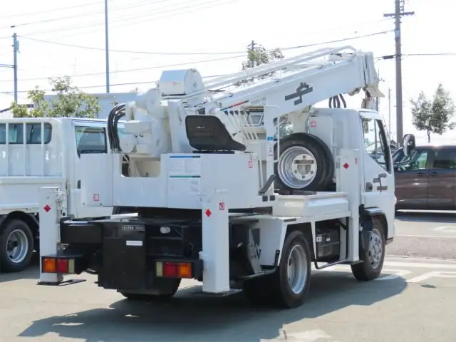 三菱 キャンター 小型 高所・建柱車 建柱車 PA-FE73DBYの中古トラック画像2