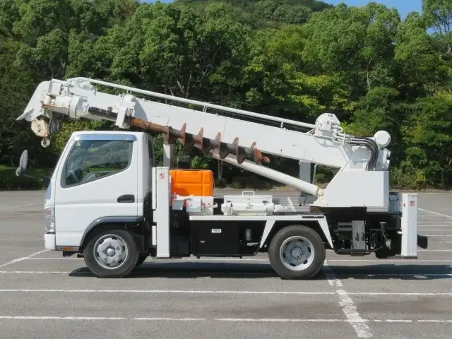 三菱 キャンター 小型 高所・建柱車 建柱車 PA-FE73DBYの中古トラック画像5