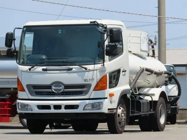 日野 レンジャー 中型/増トン タンク車 バキューム TKG-FC9JCAPの中古トラック画像1