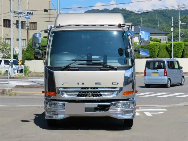 三菱 ファイター 中型/増トン 平ボディ 床鉄板 アルミブロックの中古トラック画像2