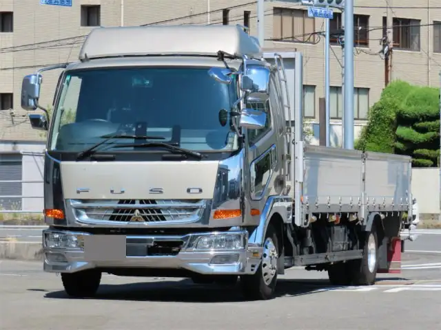 三菱 ファイター 中型/増トン 平ボディ 床鉄板 アルミブロック の中古トラック【車両No.194712】