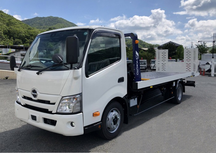 日野 デュトロ 小型 車両重機運搬 セーフティーローダー