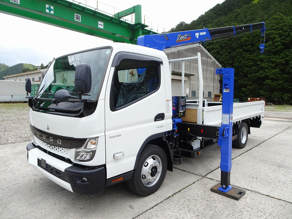 三菱 キャンター 小型 車両重機運搬 セルフローダー