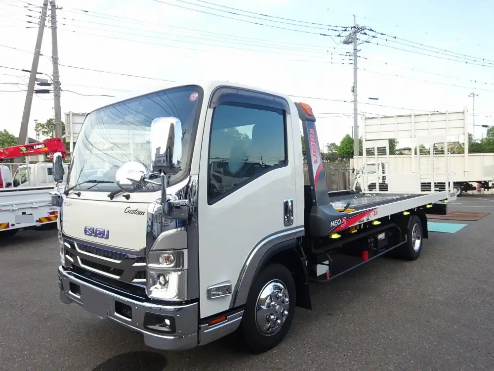 いすゞ エルフ 小型 車両重機運搬 ラジコン ウインチ の中古トラック【車両No.195051】