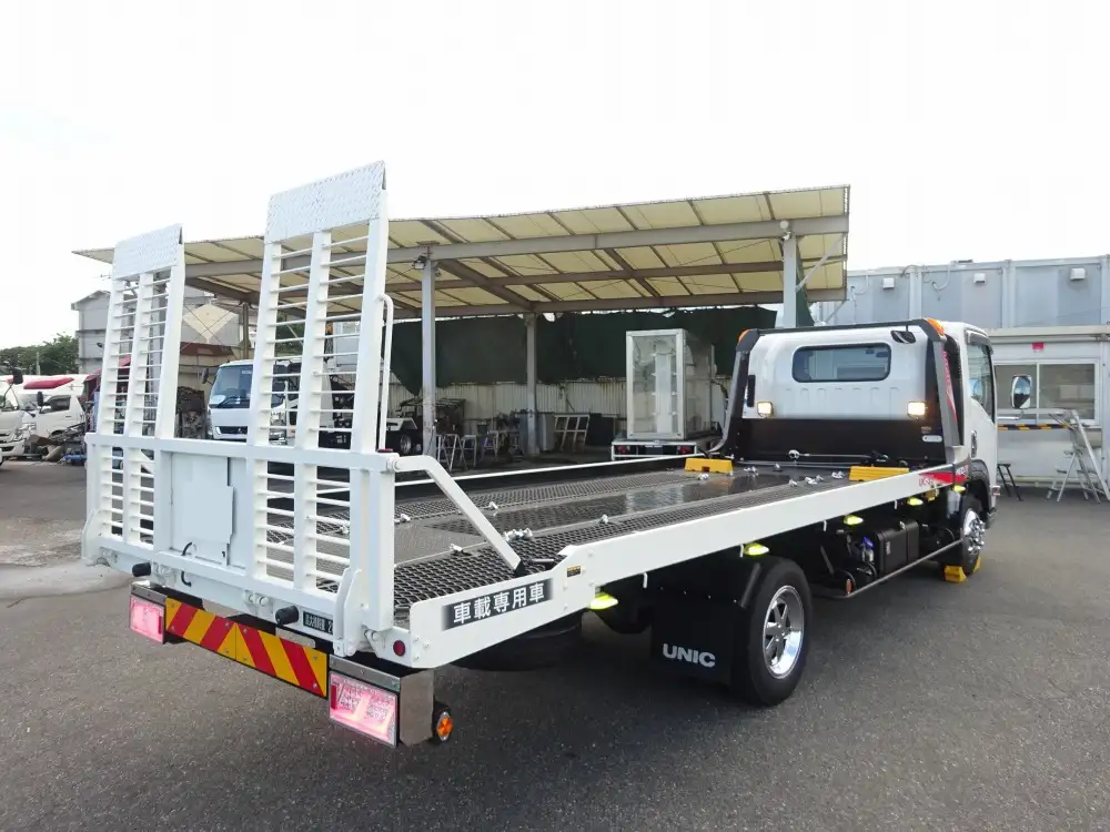 いすゞ エルフ 小型 車両重機運搬 ラジコン ウインチの中古トラック画像5