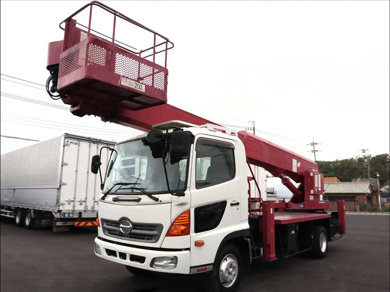 日野 レンジャー 中型/増トン 高所・建柱車 高所作業車 BDG-FC6JGWA の中古トラック【車両No.195083】