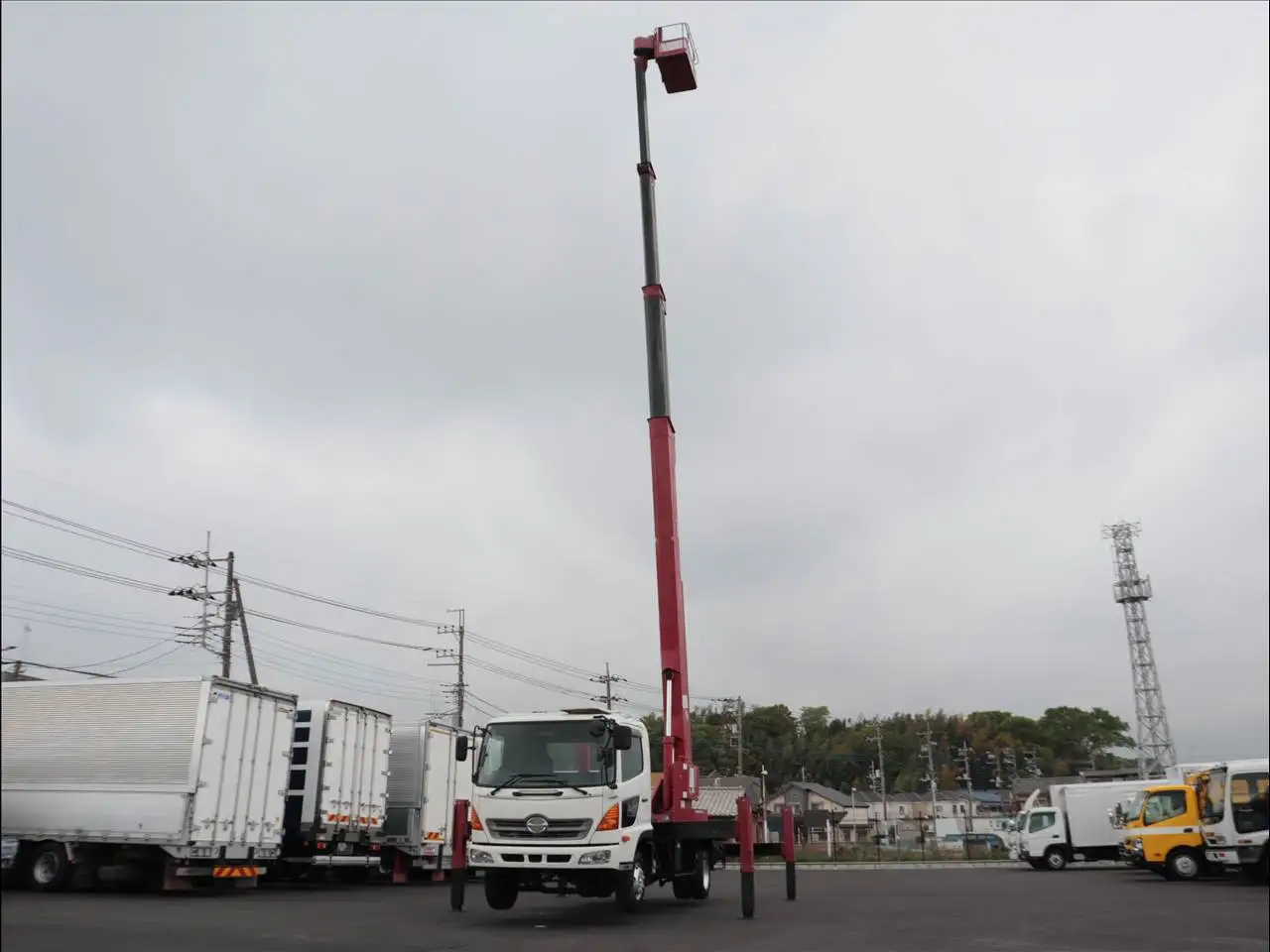 日野 レンジャー 中型/増トン 高所・建柱車 高所作業車 BDG-FC6JGWAの中古トラック画像6