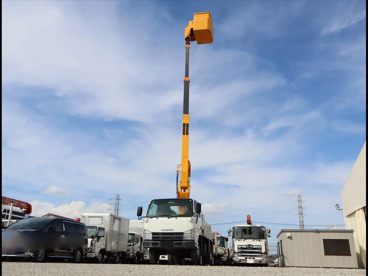 いすゞ エルフ 小型 高所・建柱車 高所作業車 TKG-NKR85ANの中古トラック画像6