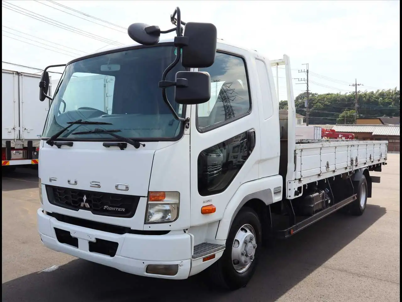 三菱 ファイター 中型/増トン 平ボディ ベッド TKG-FK61F の中古トラック【車両No.195075】