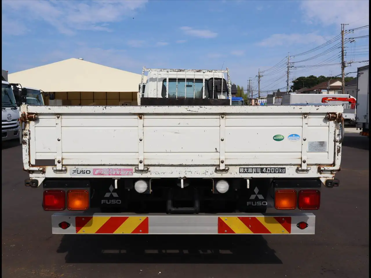 三菱 ファイター 中型/増トン 平ボディ ベッド TKG-FK61Fの中古トラック画像4