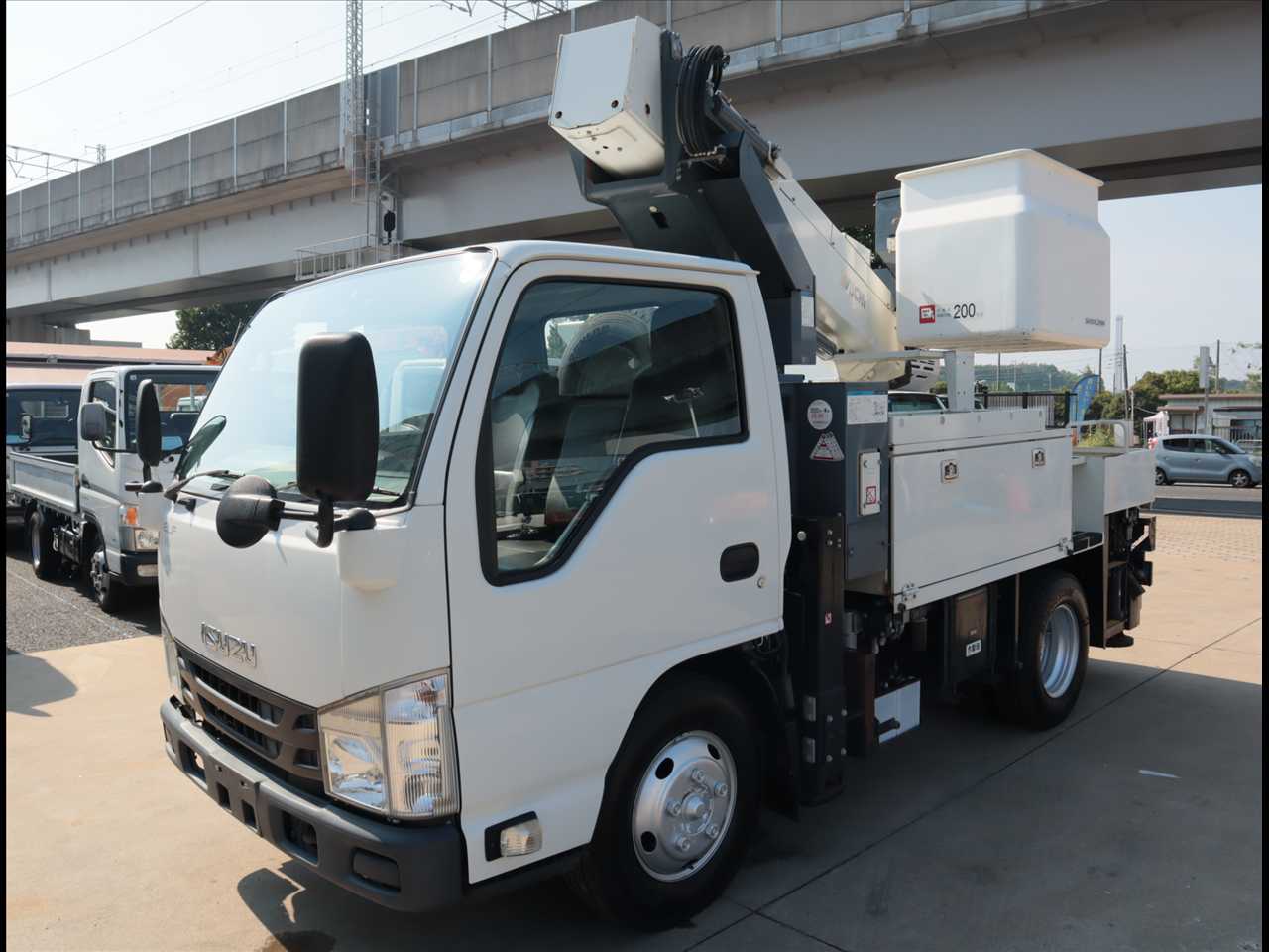 いすゞ エルフ 小型 高所・建柱車 高所作業車 TKG-NKR85AN の中古トラック【車両No.194993】