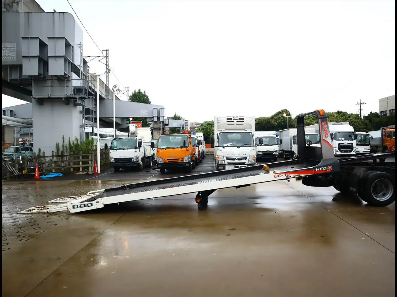日野 デュトロ 小型 車両重機運搬 ラジコン ウインチの中古トラック画像11