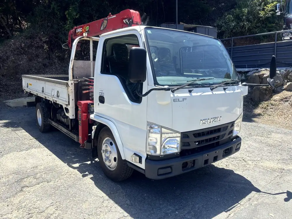 いすゞ エルフ 小型 クレーン付 4段 ラジコンの中古トラック画像2