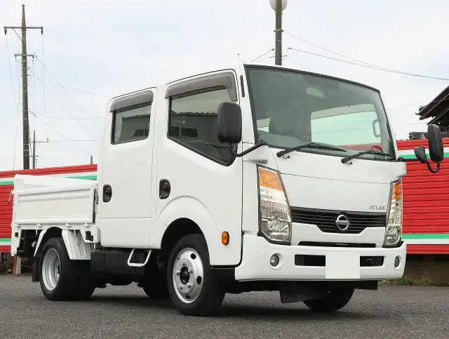 日産 アトラス 小型 平ボディ Wキャブ パワーゲートの中古トラック画像2