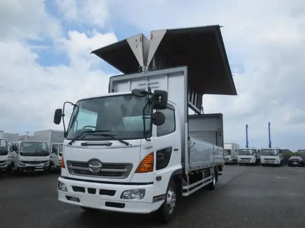 日野 レンジャー 中型/増トン ウイング パワーゲート BKG-FC7JKYA の中古トラック【車両No.195087】