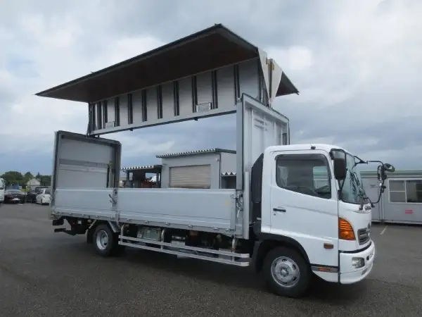 日野 レンジャー 中型/増トン ウイング パワーゲート BKG-FC7JKYAの中古トラック画像5