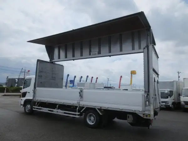 日野 レンジャー 中型/増トン ウイング パワーゲート BKG-FC7JKYAの中古トラック画像8