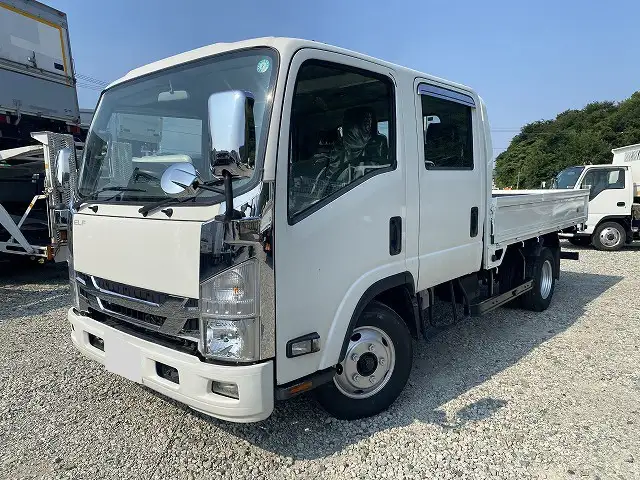 いすゞ エルフ 小型 平ボディ Wキャブ 床鉄板 の中古トラック【車両No.195256】